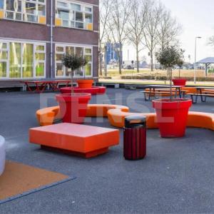 Jardinera de polietileno modelo Dublín en 3 dimensiones. - Imatge 4