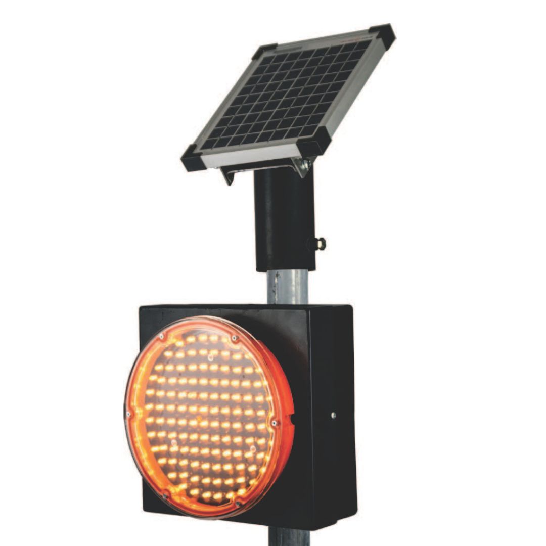 ALERT BOX ONE - Óptica Ø200 y kit fotovoltaico de 5 W.