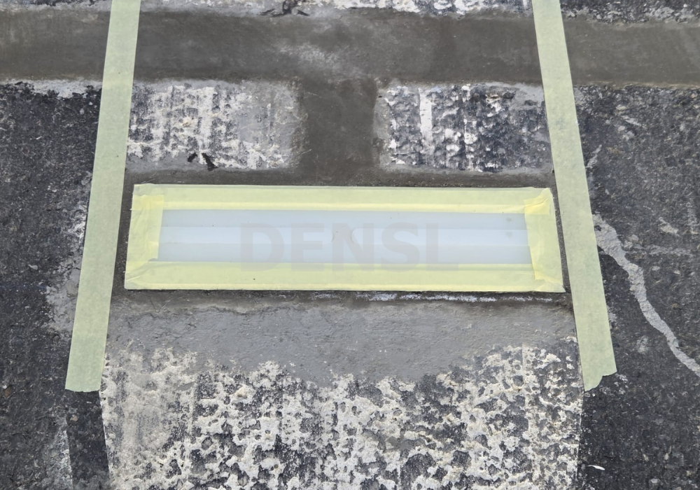 Paso de peatones iluminado realizado en Zaragoza por DENSL.