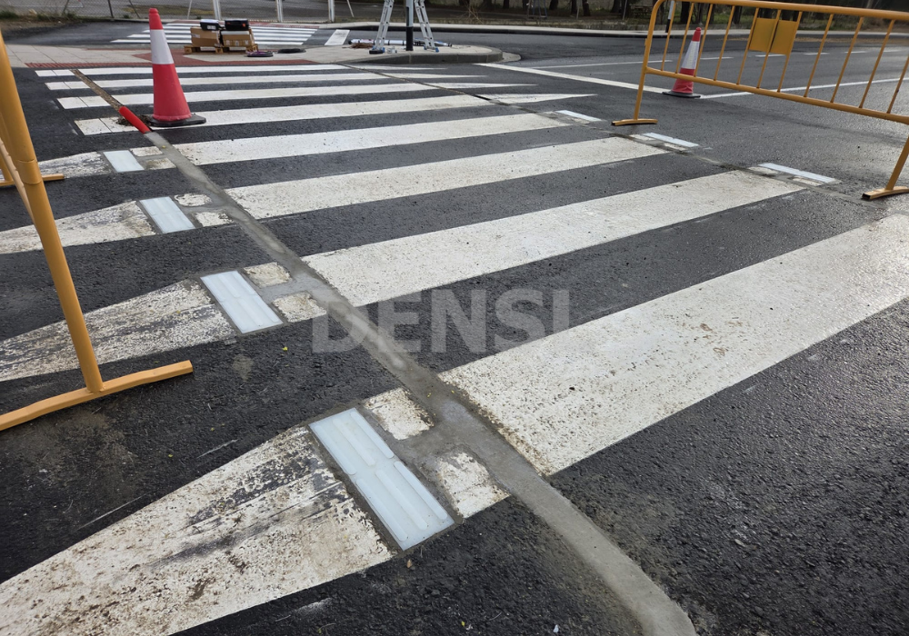 Paso de peatones iluminado